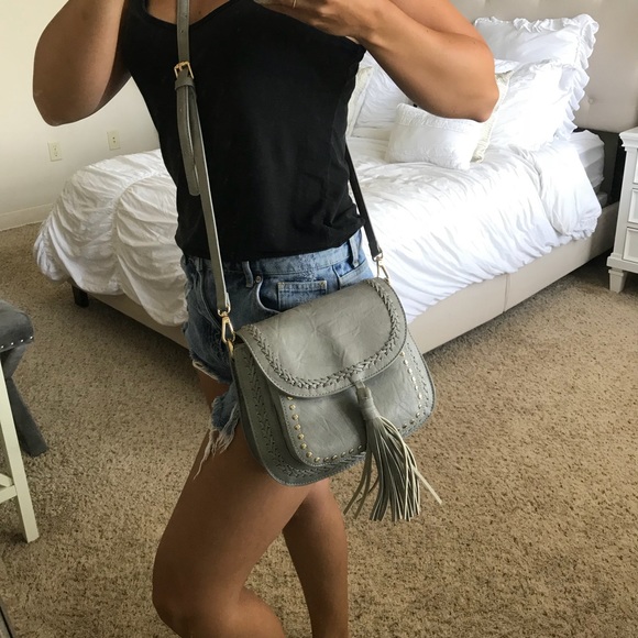 Charming Charlie Handbags - Grey Crossbody Bag